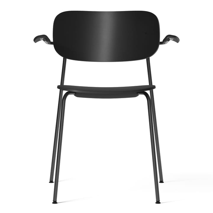 Co Chair matSilla con armstöd - negro-plástico - MENU