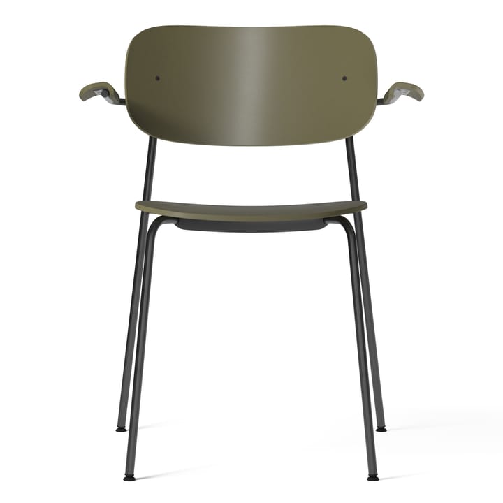 Co Chair matSilla con armstöd - oliva-plástico - MENU