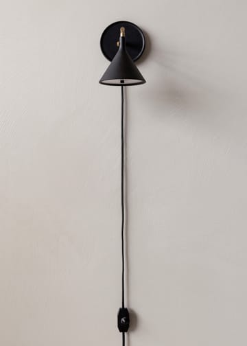 Lámpara de pared Cast Sconce - negro - MENU