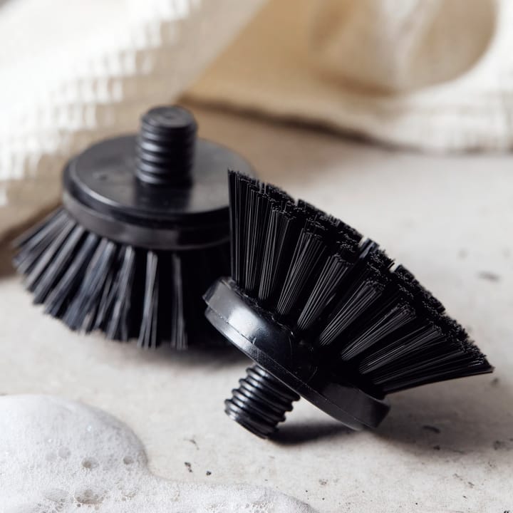 2 Cabezales de cepillos para platos Meraki, negro Meraki