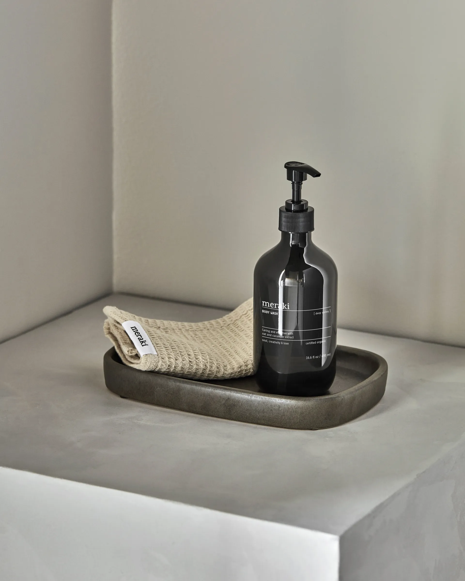 Bandeja Datura, Gris oscuro Meraki