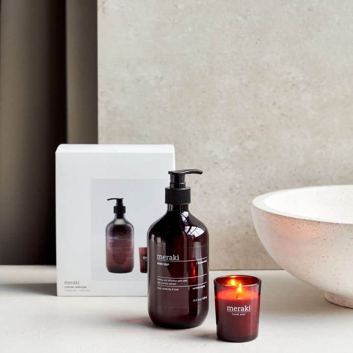 Caja de regalo jabón de manos y vela perfumada Meraki, Everyday pampering Meraki