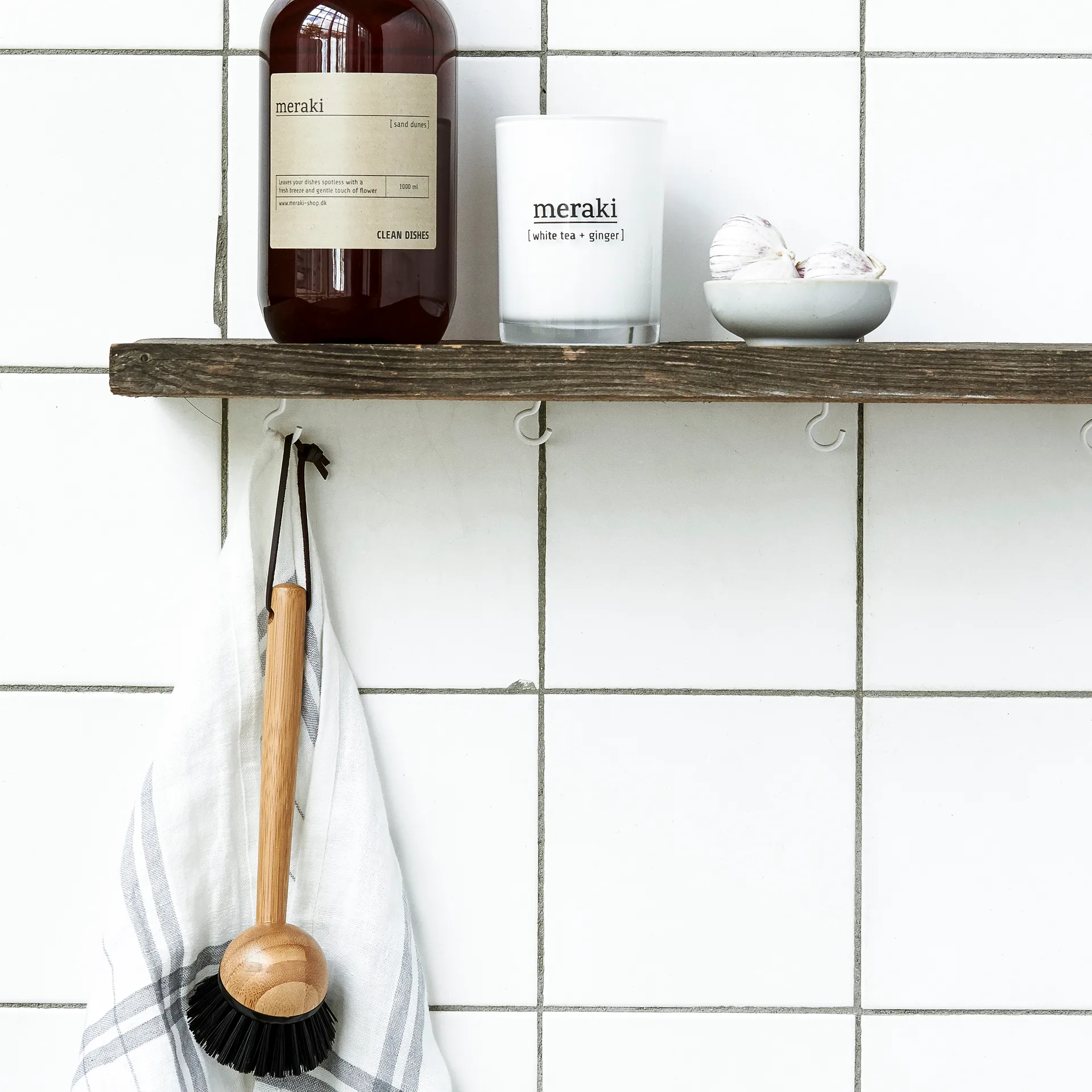 Cepillo limpiavajilla Meraki, bambú Meraki