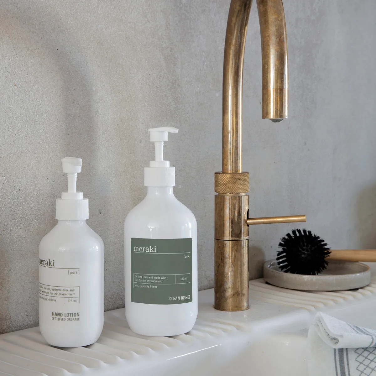 Detergente de platos Meraki pure, 490 ml Meraki