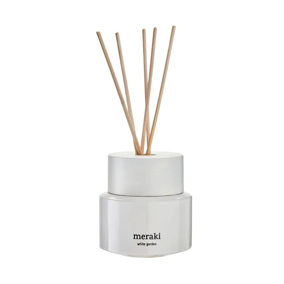 Difusor de varillas Meraki 100 ml, White garden Meraki