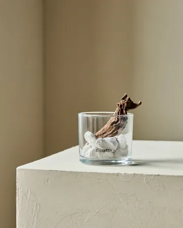 Difusor Meraki de piedra de lava y madera - Blanco - Meraki