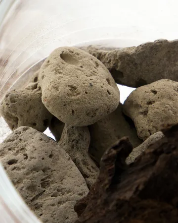 Difusor Meraki de piedra de lava y madera - Negro - Meraki