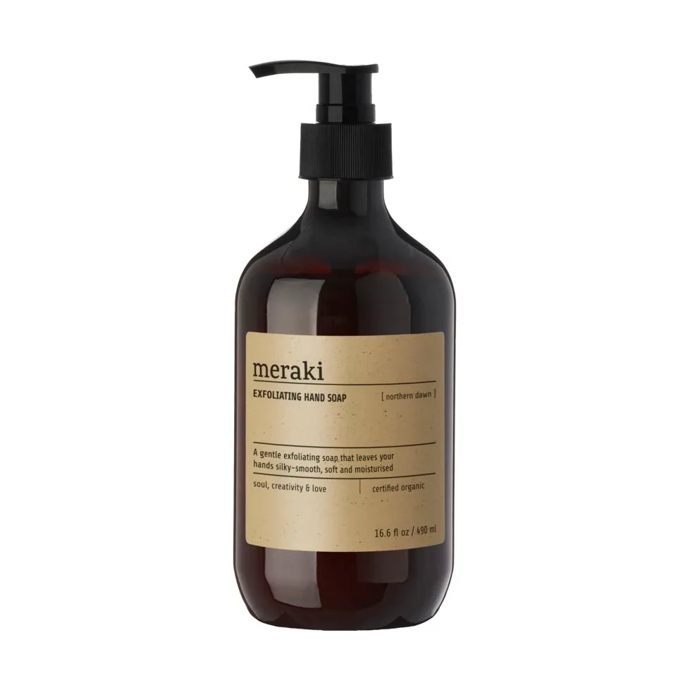 Jabón de manos exfoliante Meraki 490 ml, Northern dawn Meraki