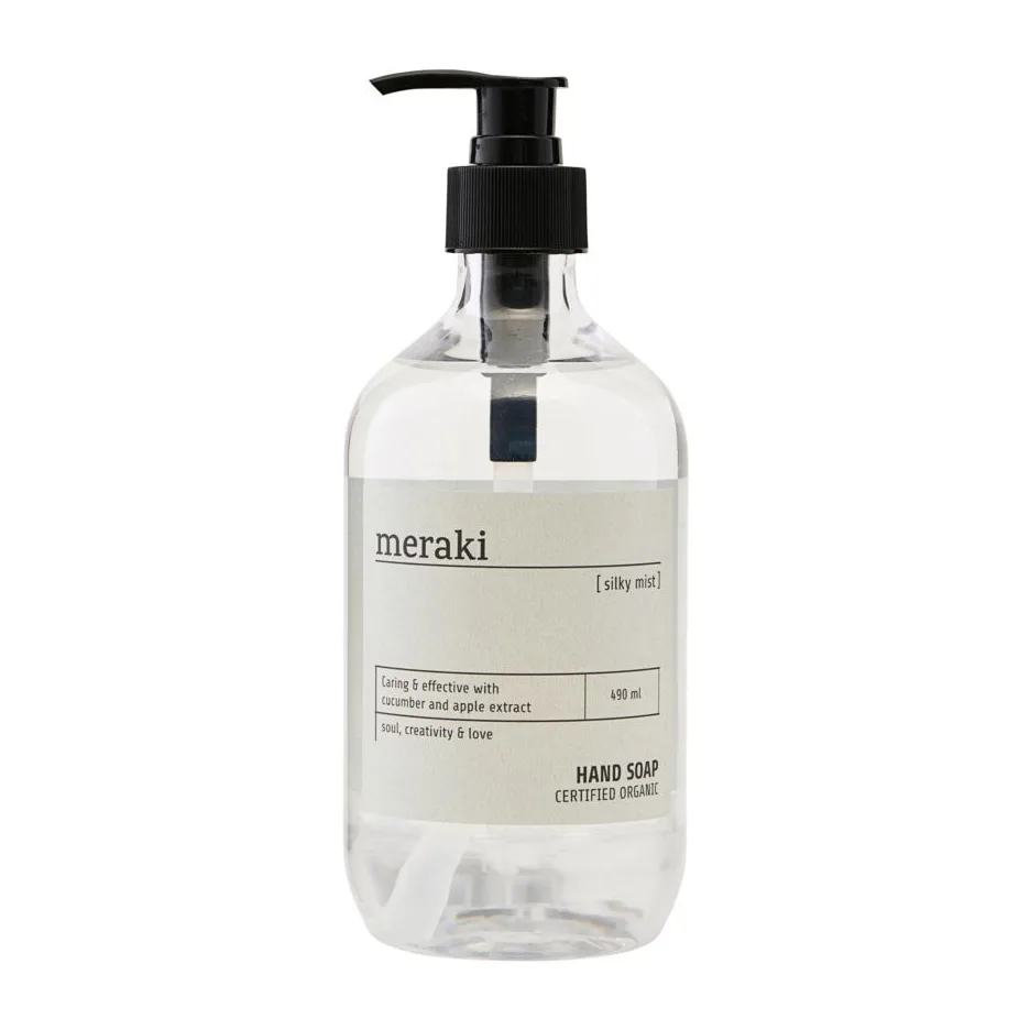 Jabón de manos Meraki 490 ml, Silky mist Meraki