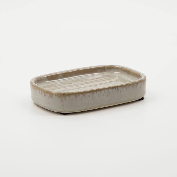 Jabonera Datura 8x12 cm, Shellish grey Meraki