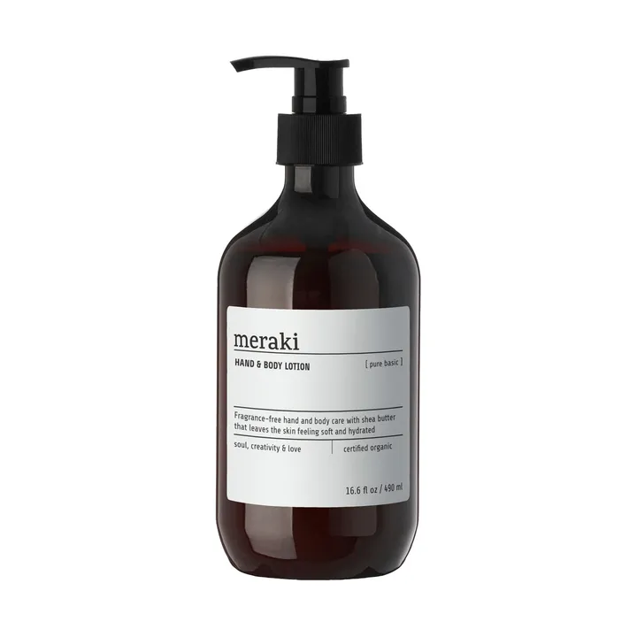 Loción de manos y cuerpo 490 ml - Pure basic - Meraki