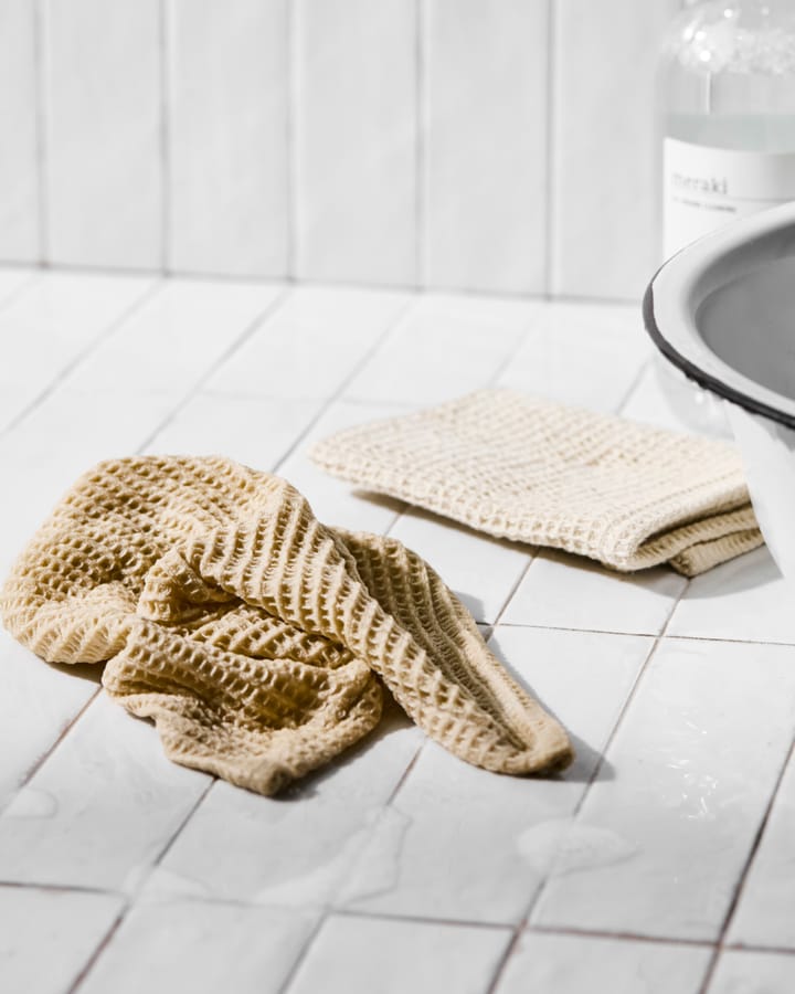 Paño de cocina Meraki 30x30 cm 3-pack, Beige Meraki
