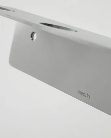 Percha Meraki - Plateado cepillado, para 3 botellas - Meraki