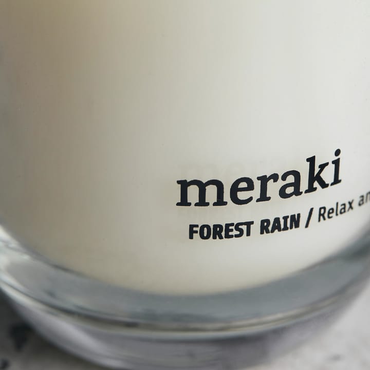 Set de 2 velas perfumadas Meraki 22 horas, Forest rain Meraki