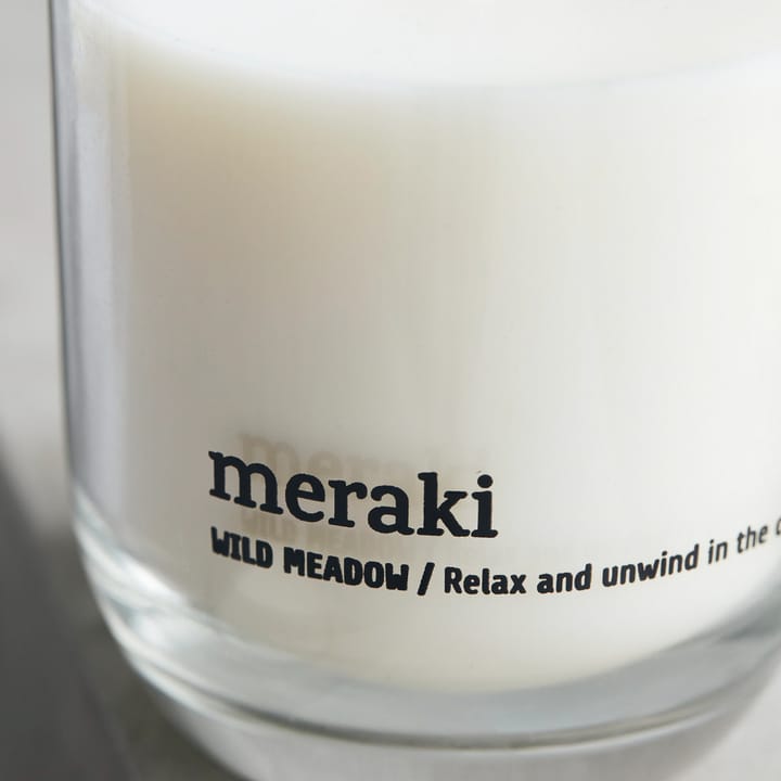 Set de 2 velas perfumadas Meraki 22 horas - Wild meadow - Meraki