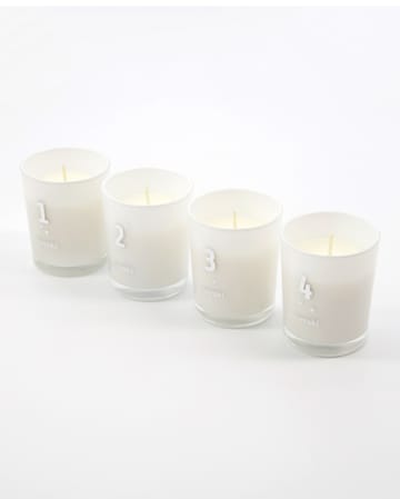 Set de 4 velas perfumadas Meraki advent - Frozen meadow - Meraki