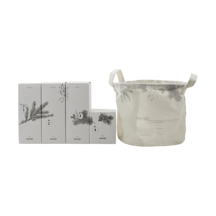 Set de regalo Meraki, calendario de adviento - Meadow bliss, Silent amber - Meraki