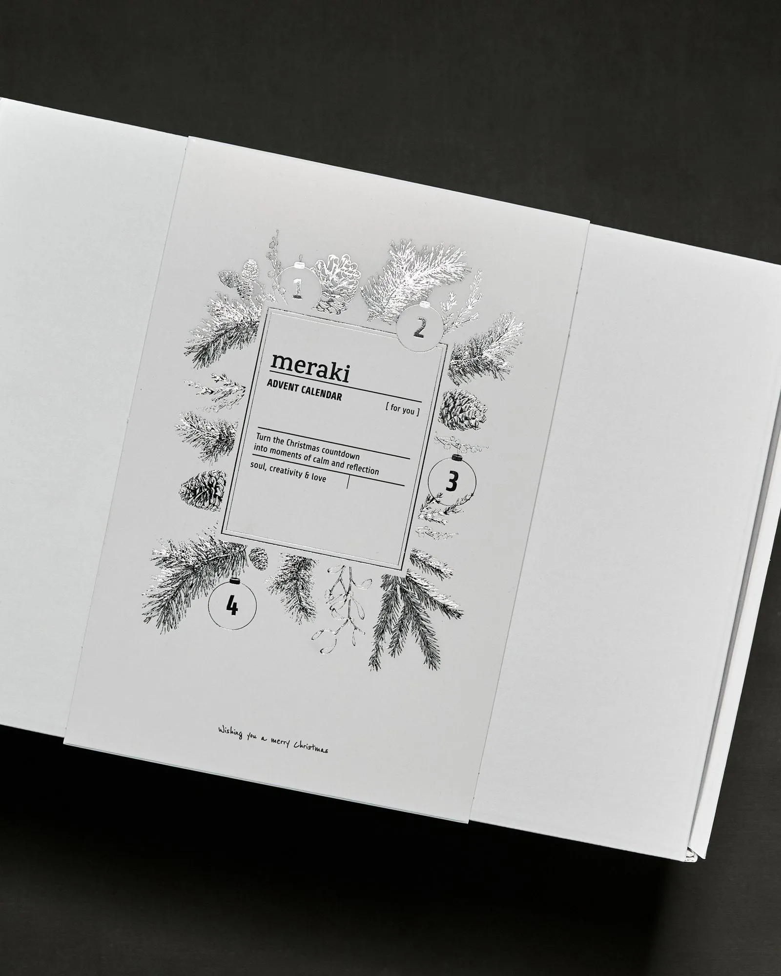 Set de regalo Meraki, calendario de adviento, Meadow bliss, Silent amber Meraki