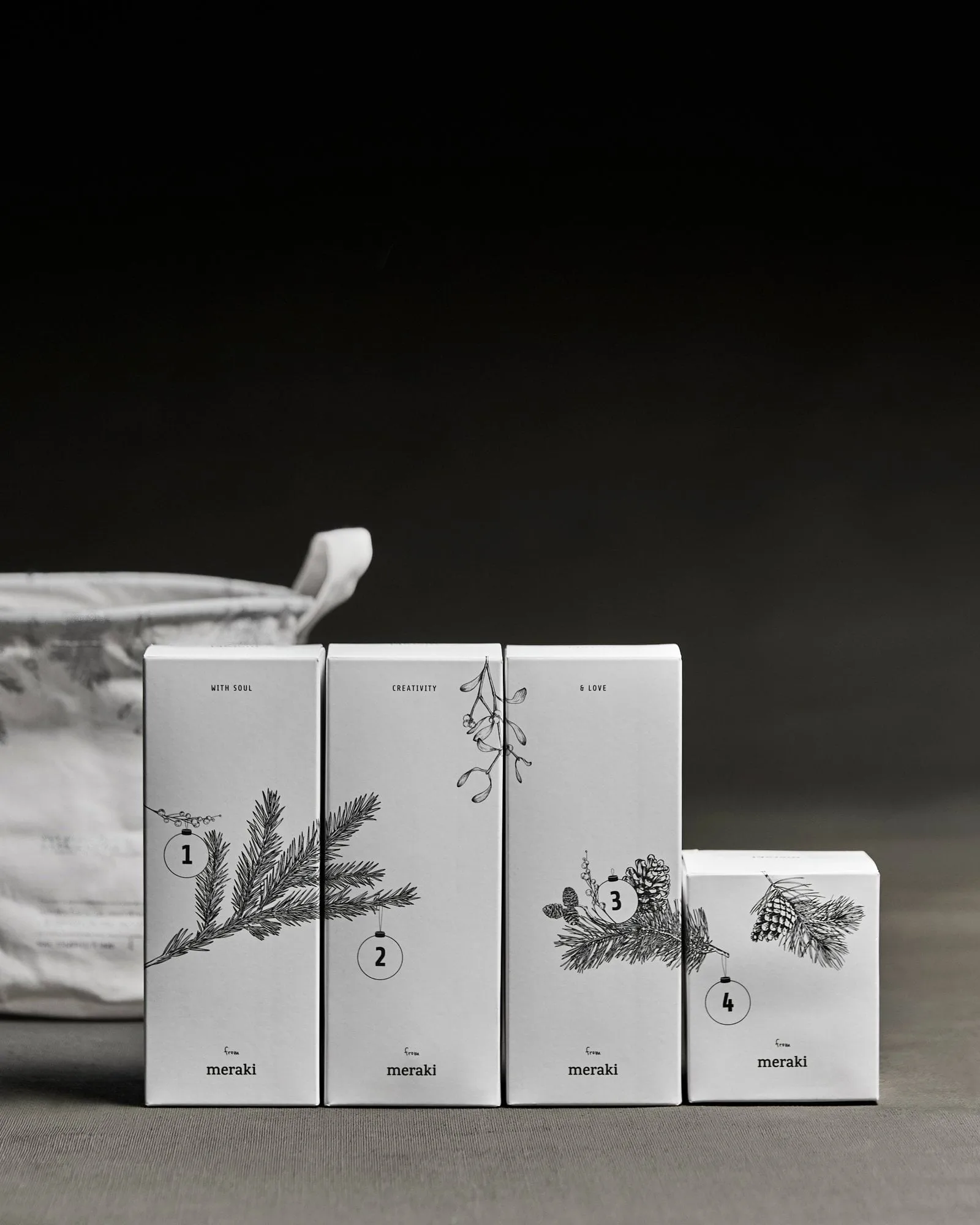 Set de regalo Meraki, calendario de adviento, Meadow bliss, Silent amber Meraki