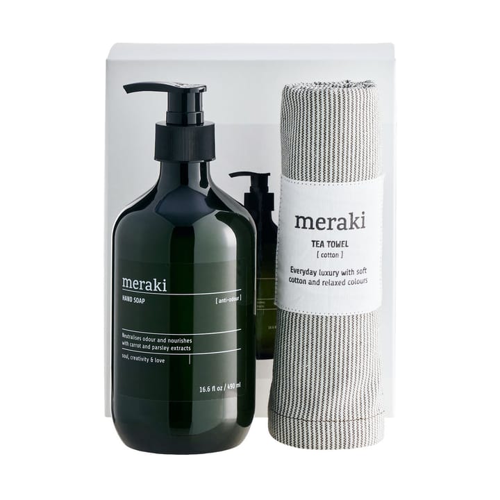 Set de regalo Meraki con jabón sin aroma y paño de cocina, Everyday cleanliness Meraki