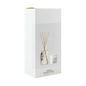 Set de regalo Meraki con varitas y vela aromática - Verbena drizzle-fresh linen - Meraki