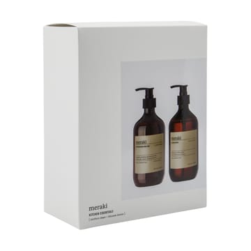 Set de regalo Meraki jabón de manos y detergente líquido - Exfoliating Northern star, Blossom breeze - Meraki