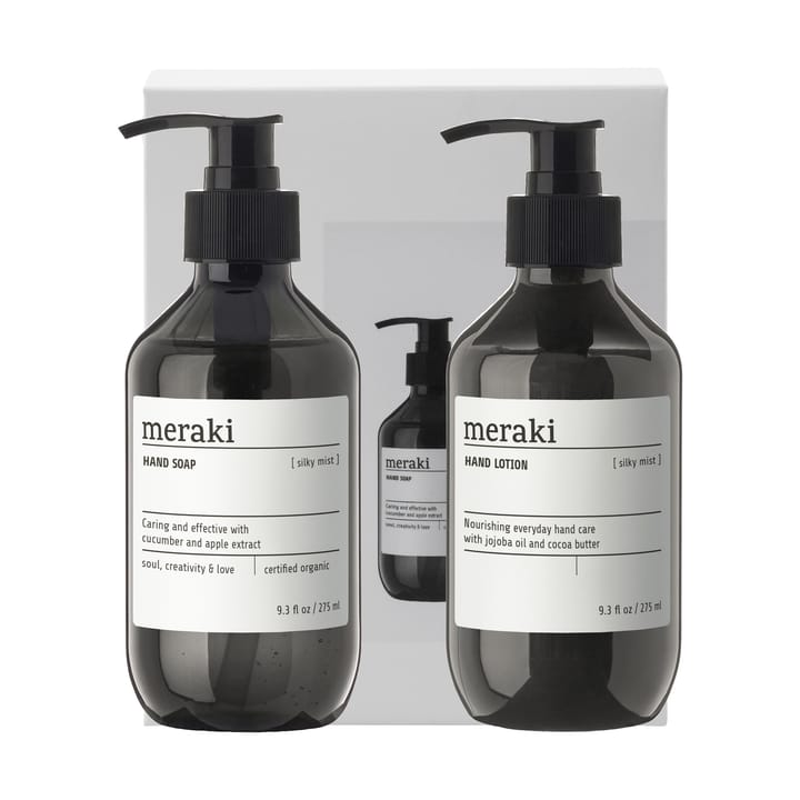 Set de regalo Meraki, jabón y loción para manos - Silky Mist - Meraki