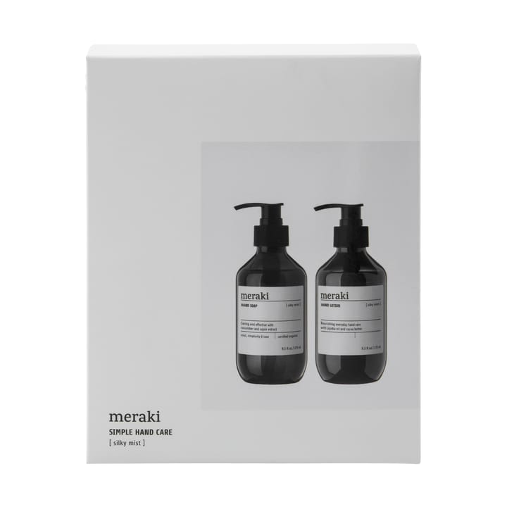 Set de regalo Meraki, jabón y loción para manos, Silky Mist Meraki