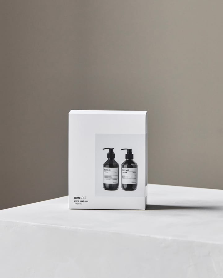 Set de regalo Meraki, jabón y loción para manos, Silky Mist Meraki