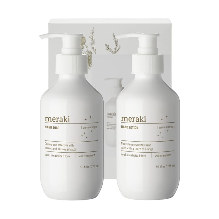 Set de regalo Meraki, jabón y loción para manos - Warm orange - Meraki