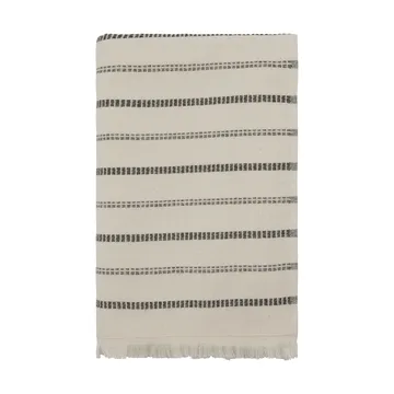 Toalla de baño True - Blanco roto-negro, 70x140 cm - Meraki