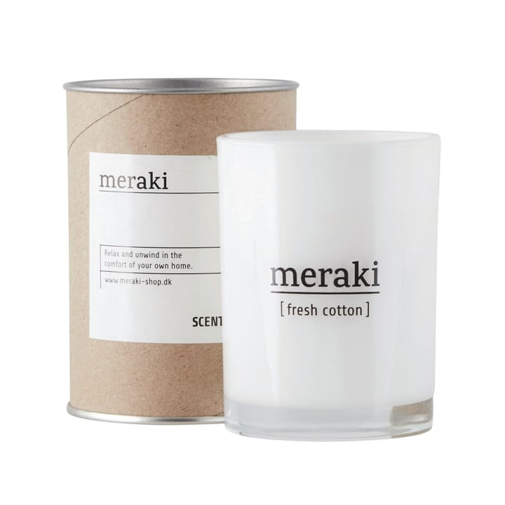 Vela perfumada Meraki, 12 horas - Fresh cotton - Meraki