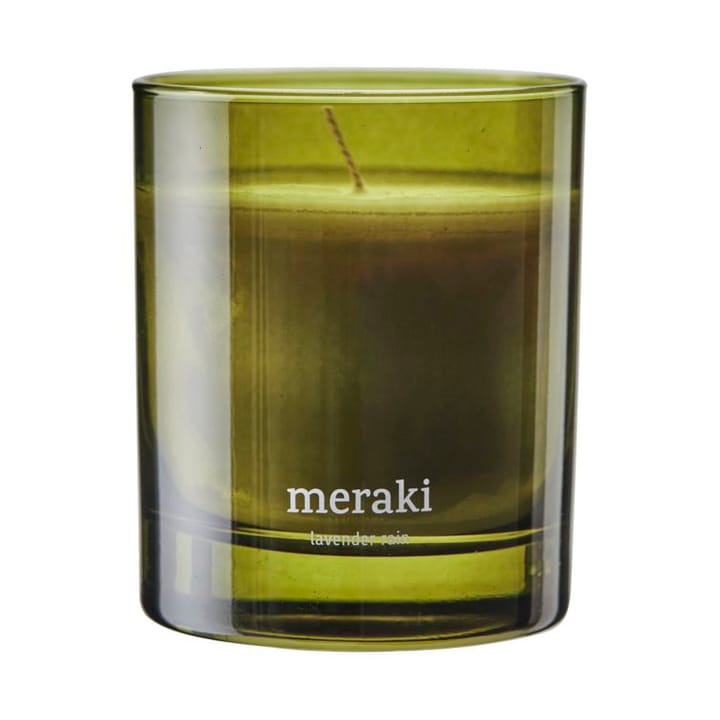 Vela perfumada Meraki, 35 horas - Lavender rain - Meraki