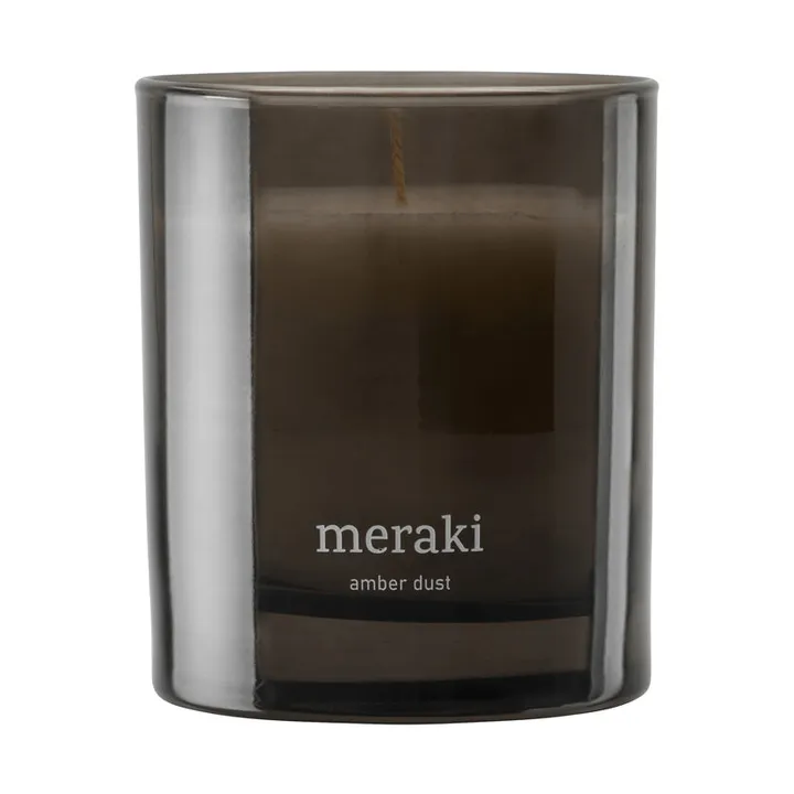 Vela perfumada Meraki, 35 horas - Polvo ámbar - Meraki