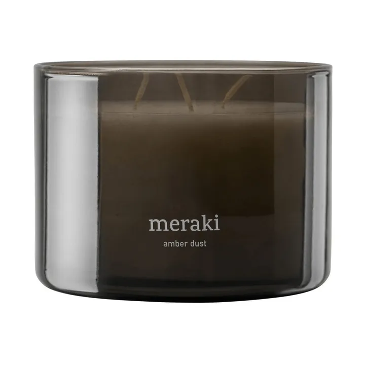Vela perfumada Meraki, 60 horas - Polvo ámbar - Meraki