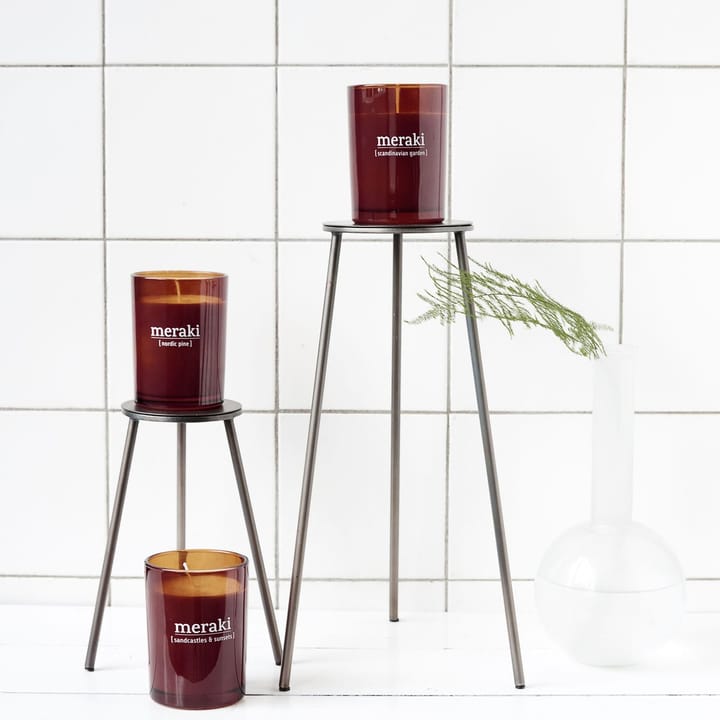 Vela perfumada Meraki marrón, 35h, Nordic pine Meraki