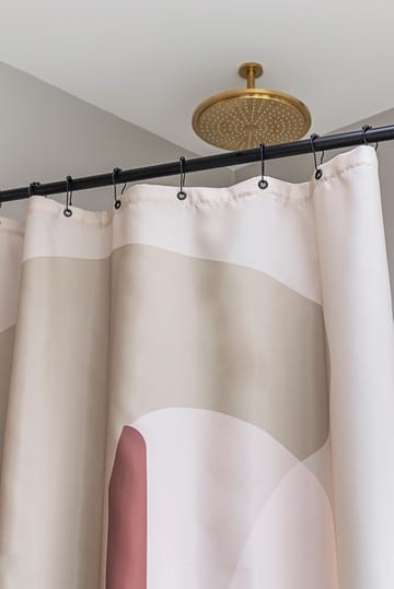 10 Ganchos Aqua para cortina de ducha - Negro - Mette Ditmer