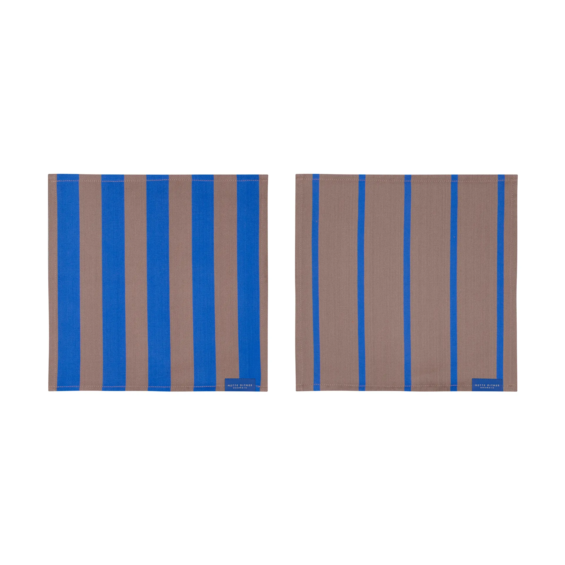 2 Bayetas de cocina Stripes 33x33 cm, Blush Mette Ditmer