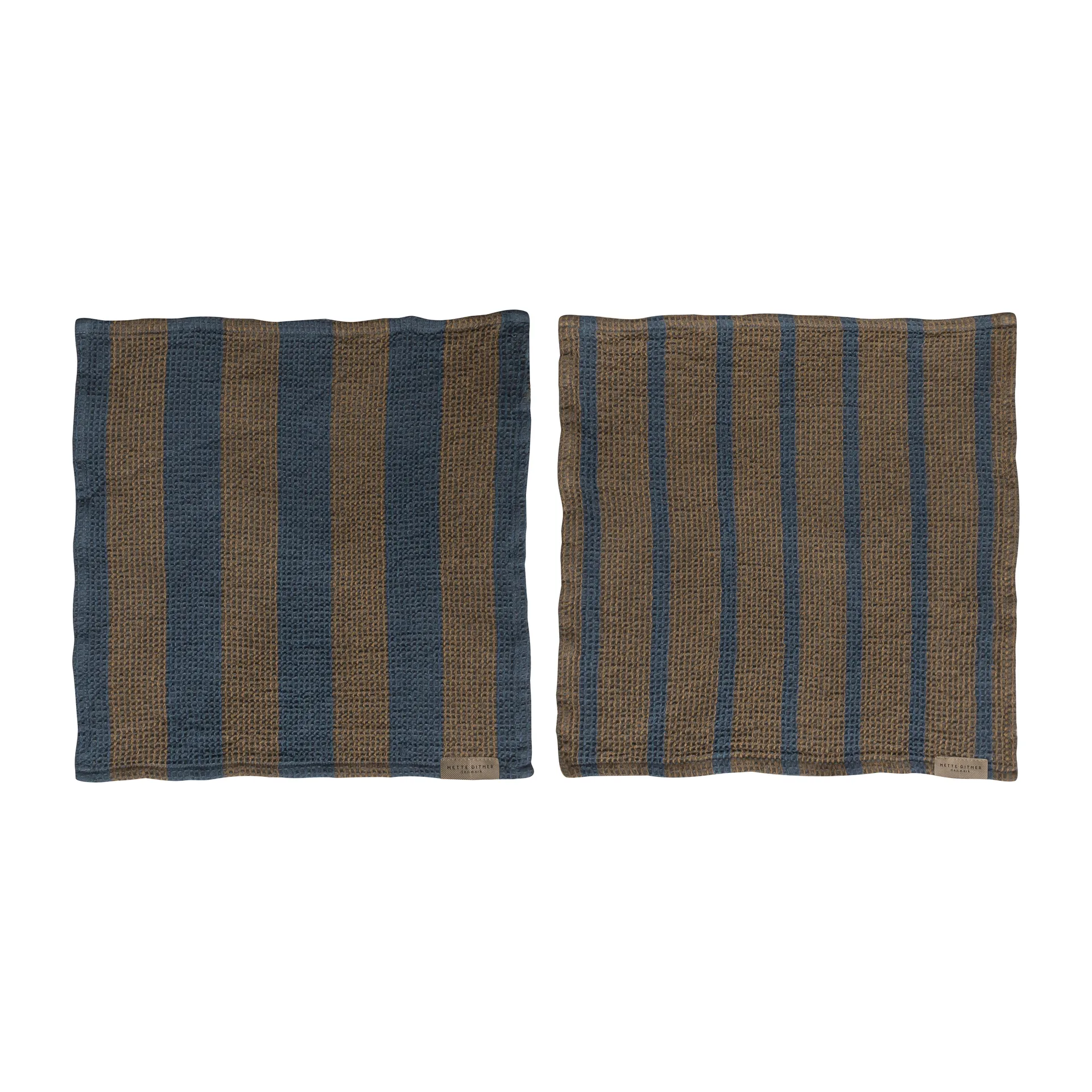 2 Bayetas Elvira 33x33 cm, Ochre Mette Ditmer