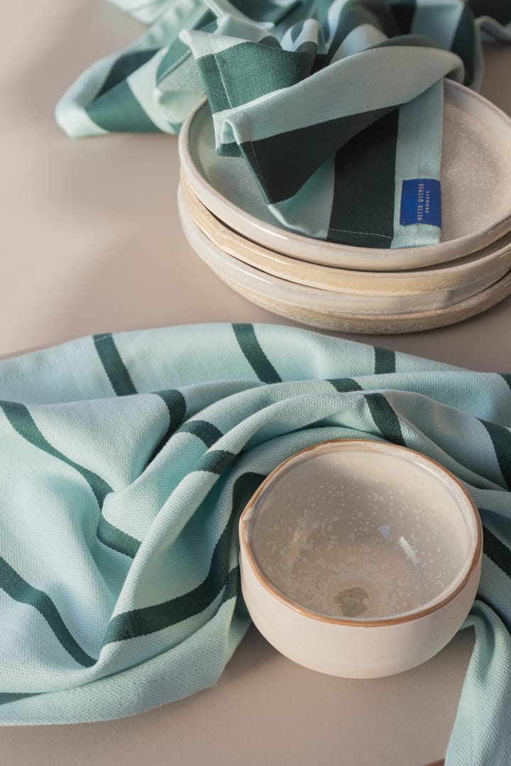 2 Paños de cocina Stripes 50x70 cm, Mint Mette Ditmer