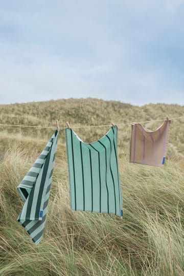 2 Paños de cocina Stripes 50x70 cm - Mint - Mette Ditmer