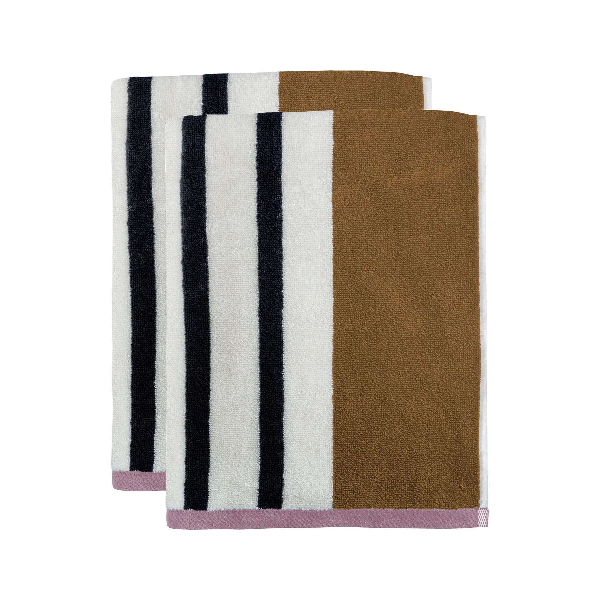 2 Toallas Boudoir 40x60 cm, Tobacco Mette Ditmer