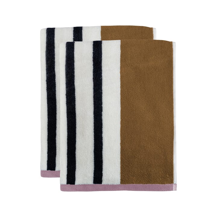 2 Toallas Boudoir 40x60 cm, Tobacco Mette Ditmer
