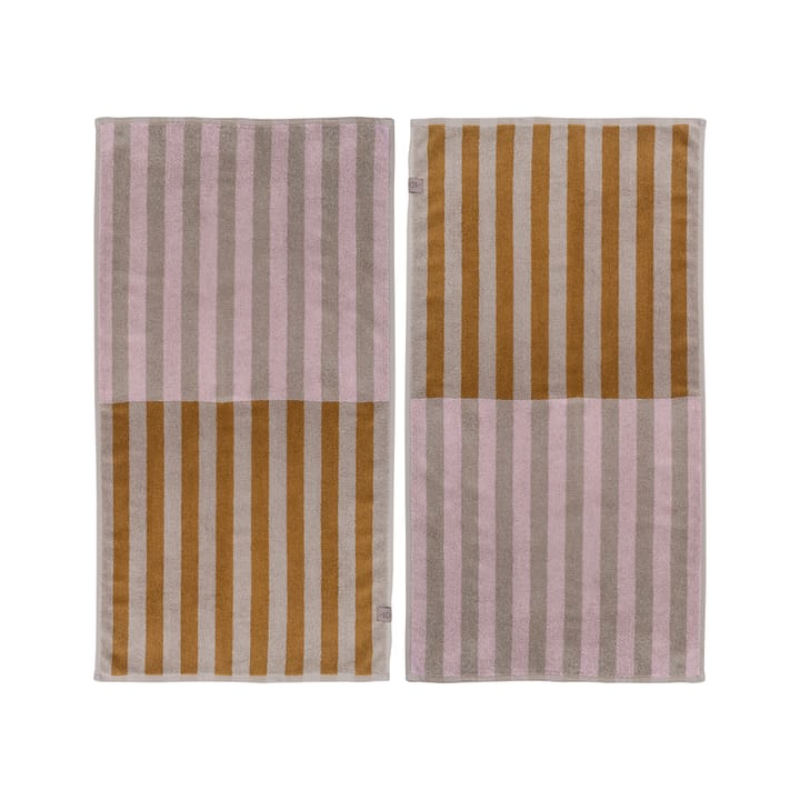 2 Toallas de invitados Disorder - Powder rose - Mette Ditmer