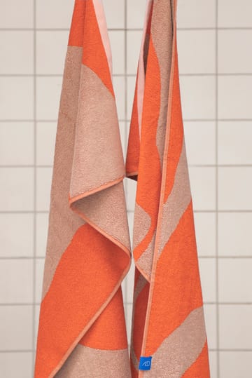 2 Toallas de invitados Nova Arte 40x55 cm - Latte-orange - Mette Ditmer