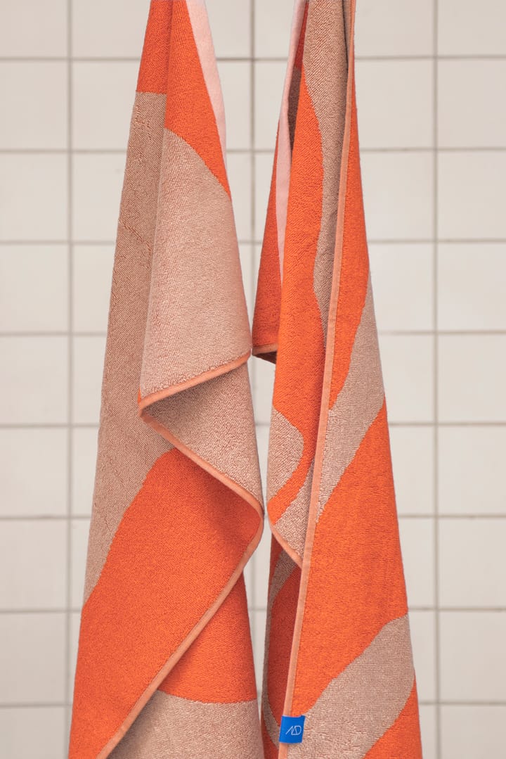 2 Toallas de invitados Nova Arte 40x55 cm, Latte-orange Mette Ditmer