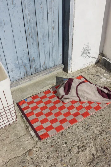 Alfombra de baño Retro 50x80 cm - Dark orange - Mette Ditmer