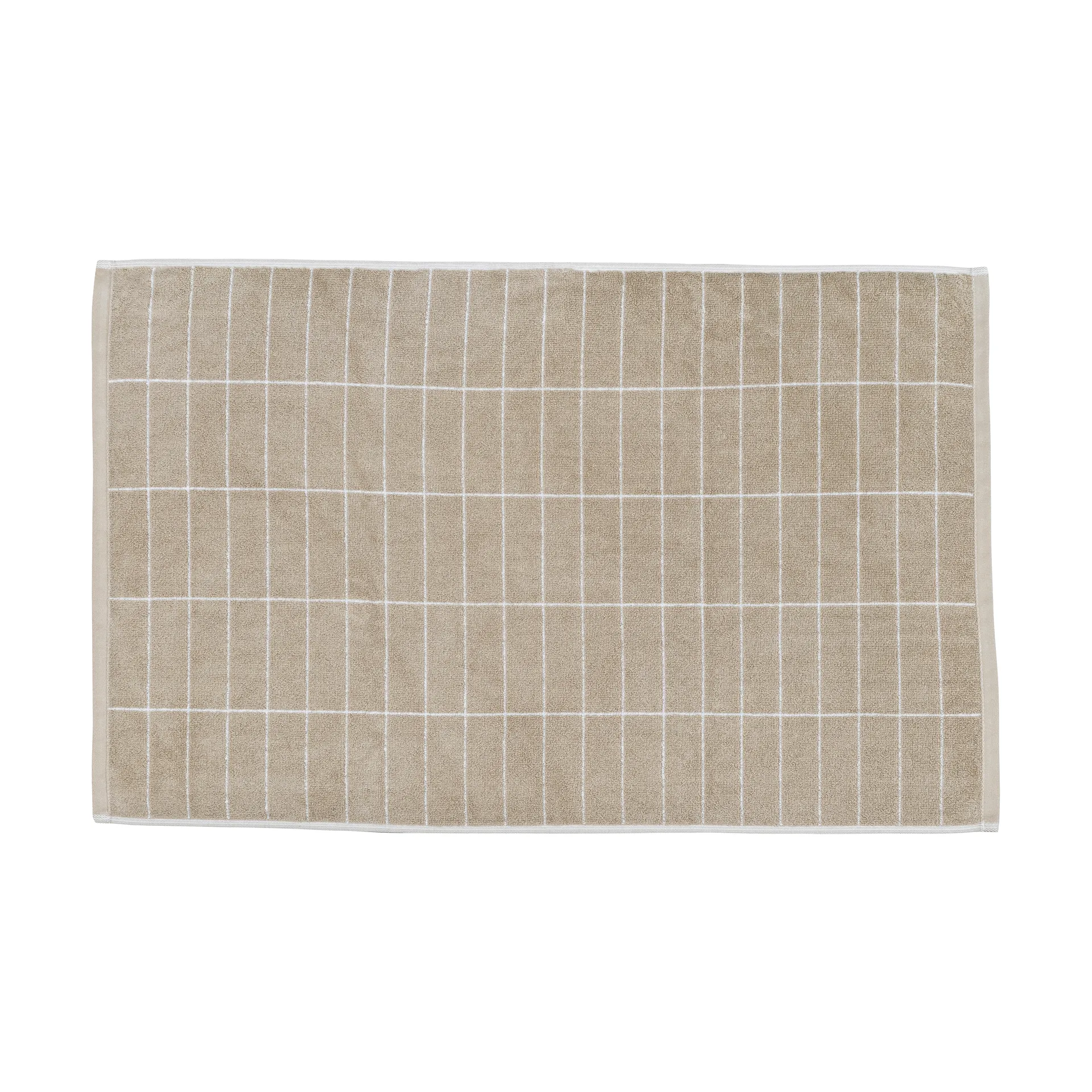 Alfombra de baño Tile Stone 50x80 cm, Sand-off white Mette Ditmer