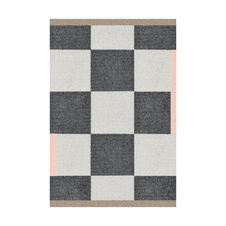 Alfombra de pasillo Square all-round - Dark grey, 55x80 cm - Mette Ditmer