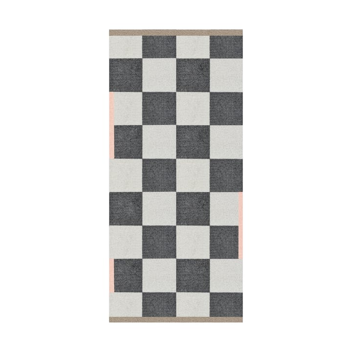 Alfombra de pasillo Square all-round - Dark grey, 70x150 cm - Mette Ditmer